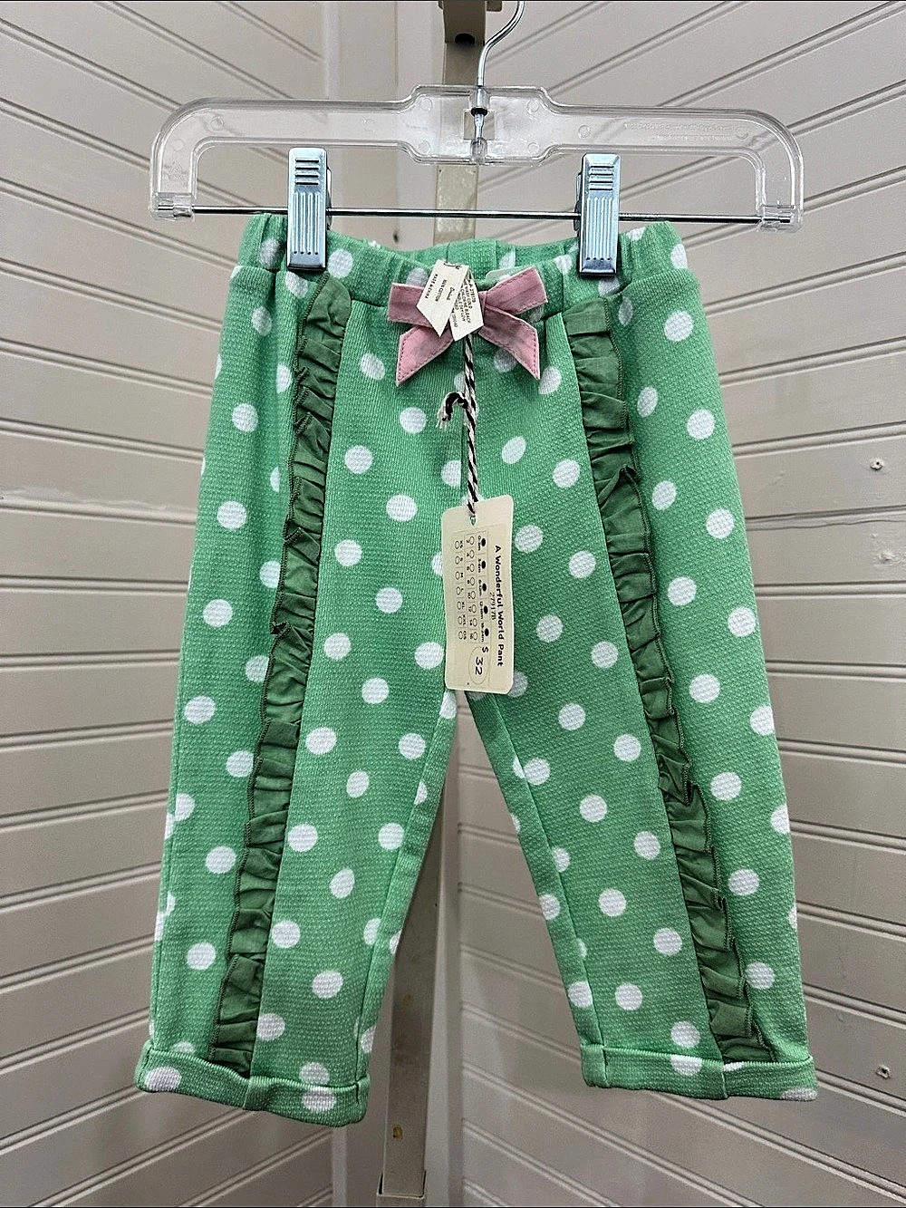 Matilda Jane baby Dot Ruffle Pants NWT 3-6 M